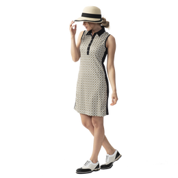 Noble Glow Collection: Orion Print Sleeveless Golf Dress